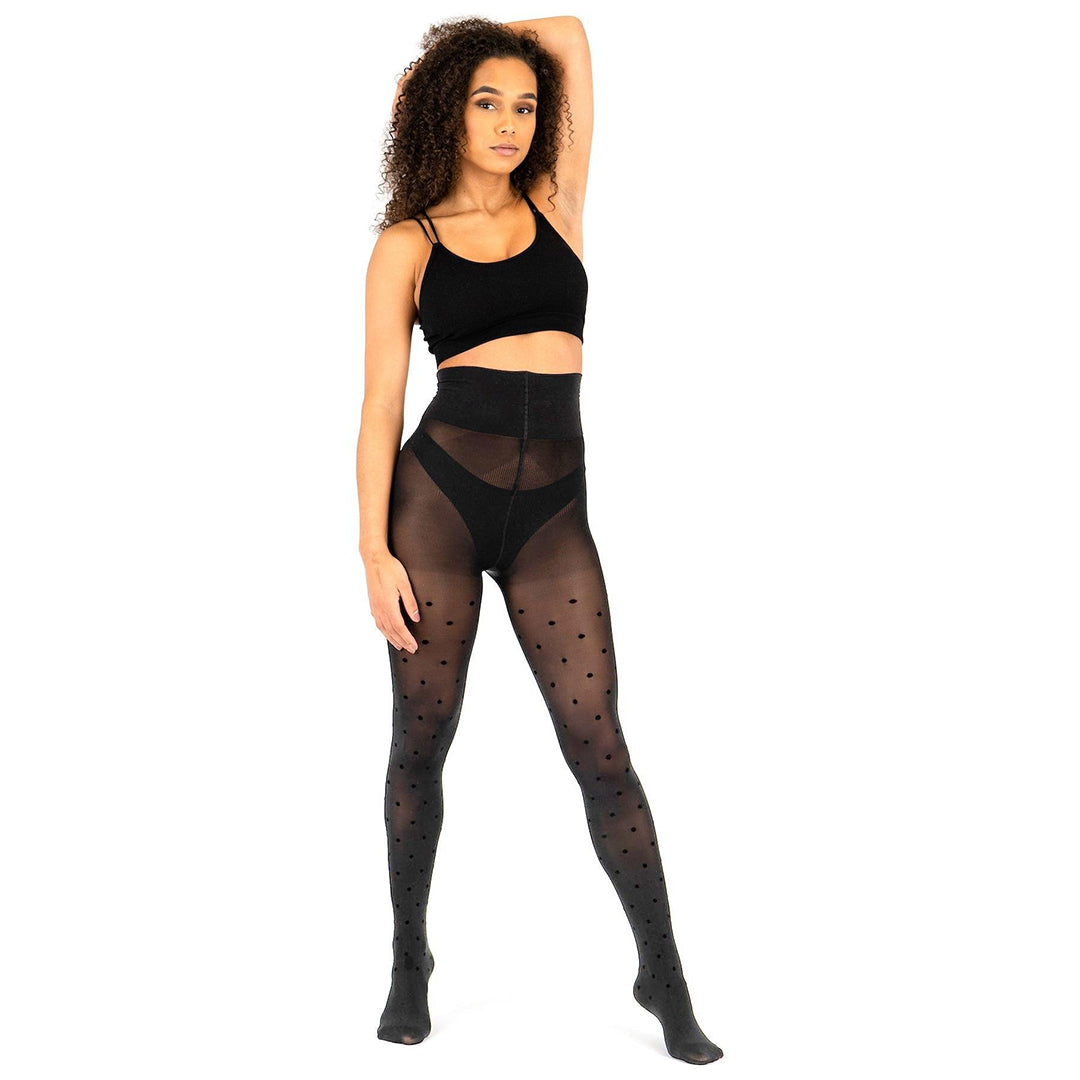 Dot Ladder-Free Lifting Tights